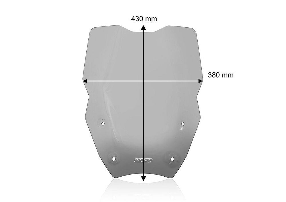 Parabrisas de repuesto Caponord WRS BMW R1300GS '23 - ligeramente tintado (con radar)