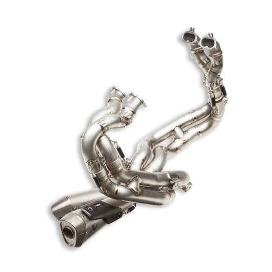 SISTEMA DE ESCAPE COMPLETO AKRAPOVIC DE CARRERAS DE TITANIO + FILTRO DE AIRE PARA DUCATI PANIGALE V4/V4S 2022-2023