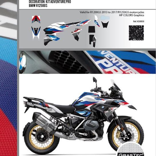 Kit de decoración y protección Uniracing BMW R1200GS LC / R1250GS LC Adventure Pro HP