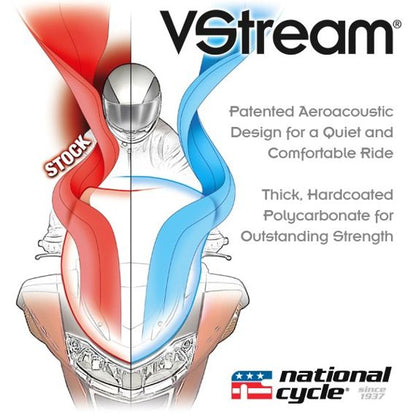 Parabrisas de repuesto National Cycle VStream alto transparente Honda GL1800 Gold Wing '18-