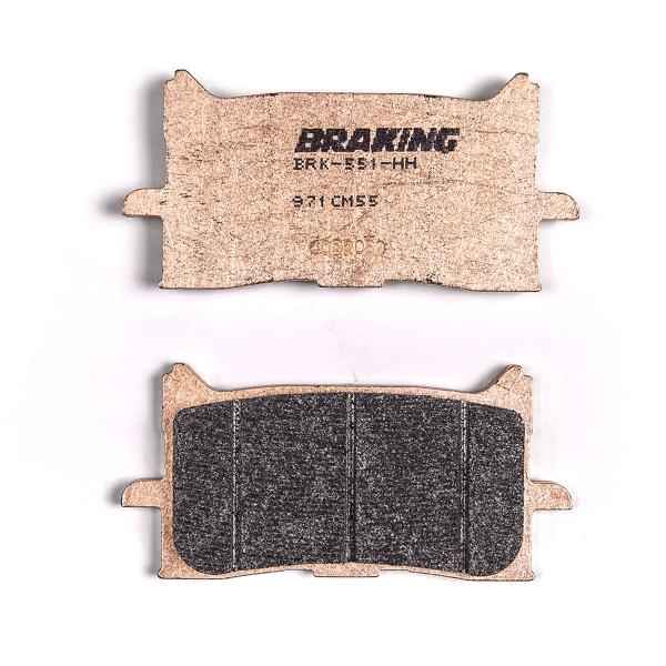 PASTILLAS DE FRENO SINTERIZADAS BRAKING HONDA XADV750 2017-2021