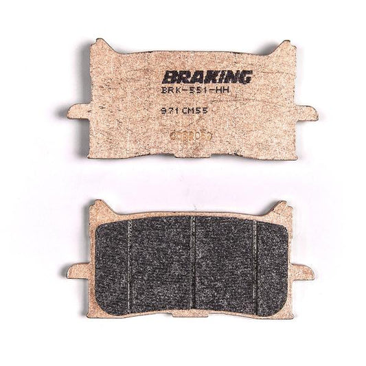PASTILLAS DE FRENO SINTERIZADAS BRAKING HONDA XADV750 2017-2021