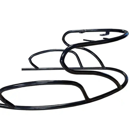 Barra de parachoques trasera negra brillante | Modelos Piaggio ZIP 2000/SP