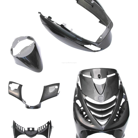 Kit de carrocería Porsche Gris Ágata | Modelos Piaggio ZIP 2000/SP