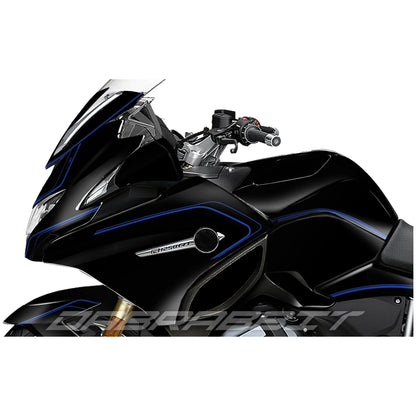 Juego de pegatinas BMW R 1200/1250 RT M azul