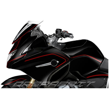 Juego de pegatinas BMW R 1200/1250 RT M Rojo
