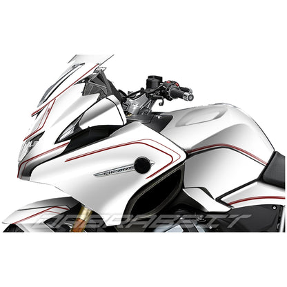 Juego de pegatinas blancas para BMW R 1200/1250 RT R