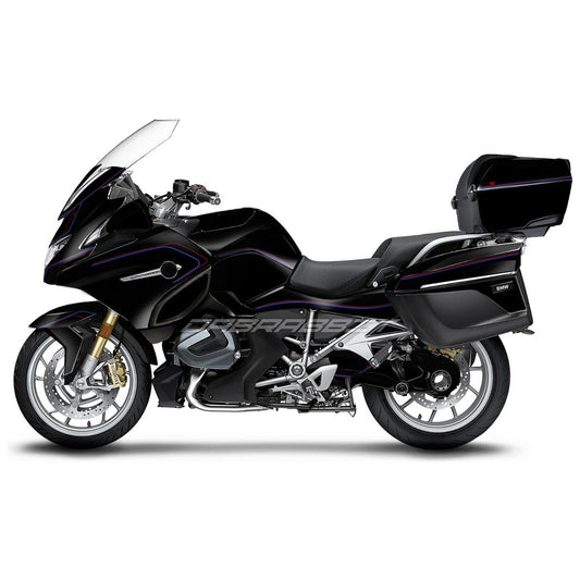 Juego de pegatinas negras para BMW R 1200/1250 RT M