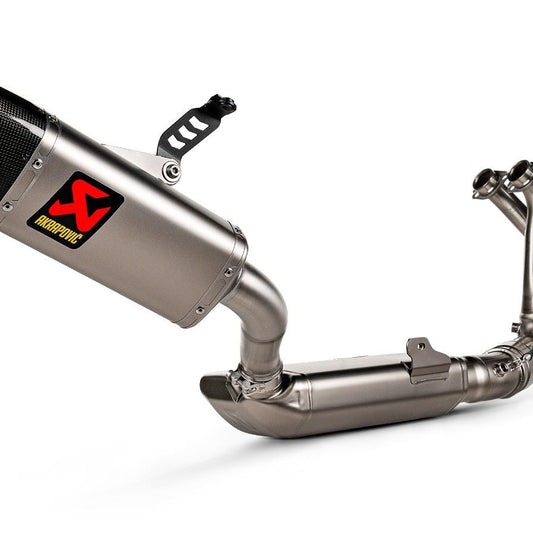 ESCAPE COMPLETO DE ACERO Y TITANIO DE CARRERAS HOMOLOGADO POR AKRAPOVIC YAMAHA MT-09 / FZ-09 2024