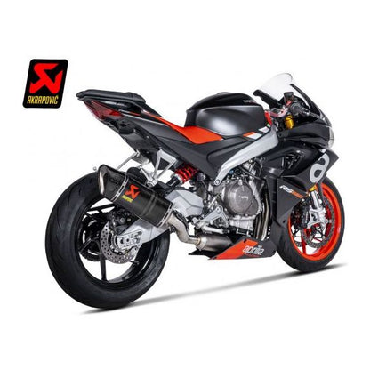Escape completo de carbono Akrapovic Racing para Aprilia RS 660 (2021-2024) 