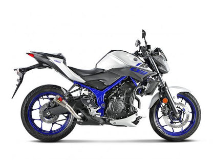 SILENCIADOR AKRAPOVIC DE TITANIO PARA TROMBONCINO YAMAHA MT-03 2016-21 RACING 
