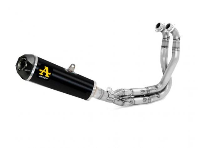 SISTEMA COMPLETO ARROW DARK ALUMINIO INDY RACE KAWASAKI Z 650 / NINJA 650 2021-2023 