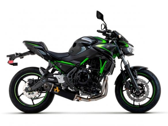 SISTEMA COMPLETO ARROW DARK ALUMINIO INDY RACE KAWASAKI Z 650 / NINJA 650 2021-2023 