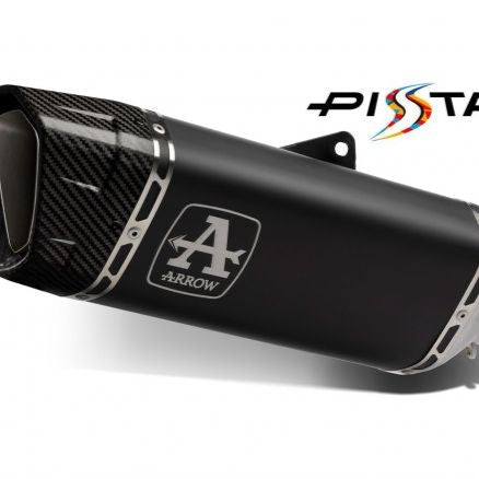 TERMINAL ARROW "PISTA" DE TITANIO OSCURO HOMOLOGADO EURO 5 PARA BMW S 1000 R/RR 2019-2024 