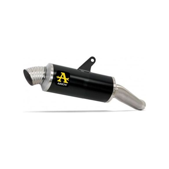 SILENCIADOR ARROW INDY RACE DE ALUMINIO NEGRO APRILIA TUAREG 660 2022-2023 