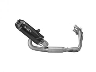 SISTEMA COMPLETO ARROW DARK ALUMINIO INDY RACE KAWASAKI Z 650 / NINJA 650 2021-2023 