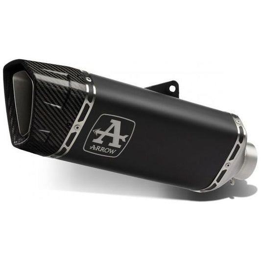 Sistema de escape Arrow Pista Racing en titanio oscuro para Aprilia RS 457 2024