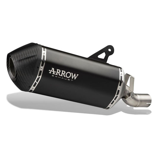 SILENCIADOR ARROW TITANIO CARBONO OSCURO SONORA BMW F 850 GS 2021-2023 