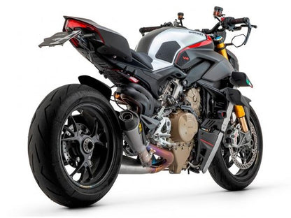 KIT DE SILENCIADORES DE TITANIO ARROW WORKS PARA DUCATI STREETFIGHTER V4 2020-2024 