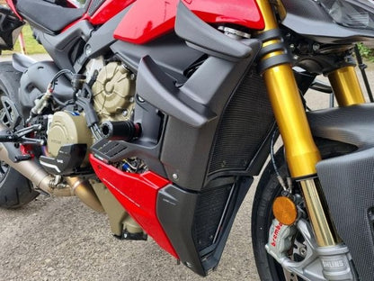 Juego de alerones laterales CNC RACING para Ducati Streetfighter V4/S/SP2 2020-2023 