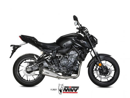 ESCAPE COMPLETO 2x1 MIVV DELTA RACE ACERO CARBONO YAMAHA MT-07 2014-2020 