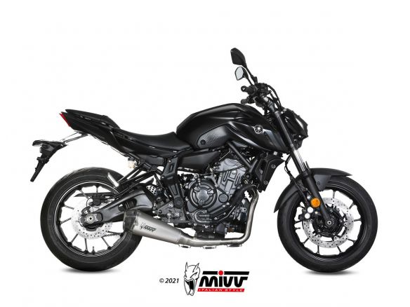 ESCAPE COMPLETO 2x1 MIVV DELTA RACE ACERO CARBONO YAMAHA MT-07 2014-2020 