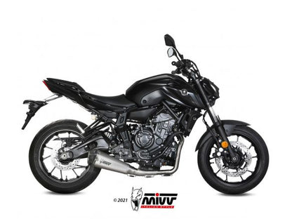 ESCAPE COMPLETO 2x1 MIVV DELTA RACE ACERO CARBONO YAMAHA MT-07 2014-2020 