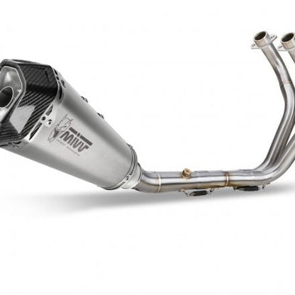 ESCAPE COMPLETO 2x1 MIVV DELTA RACE ACERO CARBONO YAMAHA MT-07 / FZ-07 2021-2024 