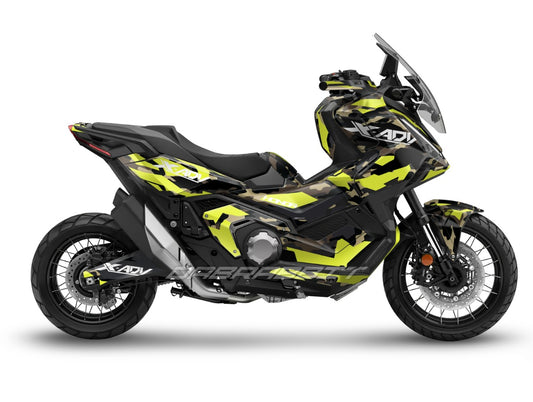 Kit gráfico completo para la X-ADV 750 (2025~) – Edición AF-CM Carbono Mate