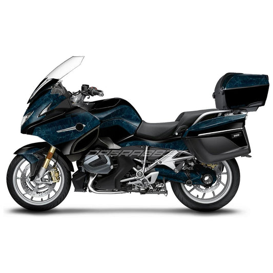 Juego de pegatinas BMW R 1200/1250 RT camuflaje azul