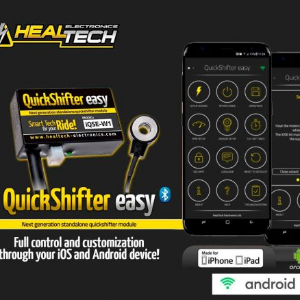 Cambio rápido electrónico Wi-Fi HEALTECH para BMW R 1250 GS/ADV 2019-2024 