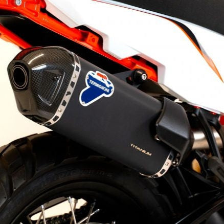 SILENCIADOR DE TITANIO NEGRO HOMOLOGADO POR TERMIGNONI KT3208040INC KTM 890 ADVENTURE 2021-2024 