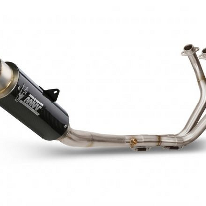SISTEMA DE ESCAPE COMPLETO MIVV 2x1 CARBONO GP PRO YAMAHA MT-07 / FZ-07 2021-2024 