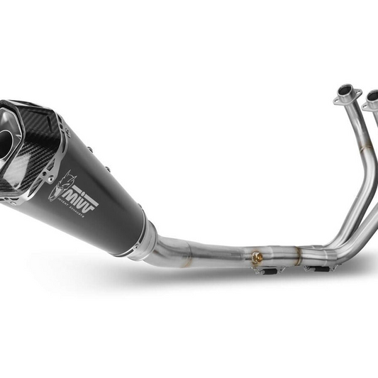 SILENCIADOR DE ESCAPE COMPLETO MIVV DELTA RACE NEGRO ACERO YAMAHA TRACER 9 / GT 2021-2023