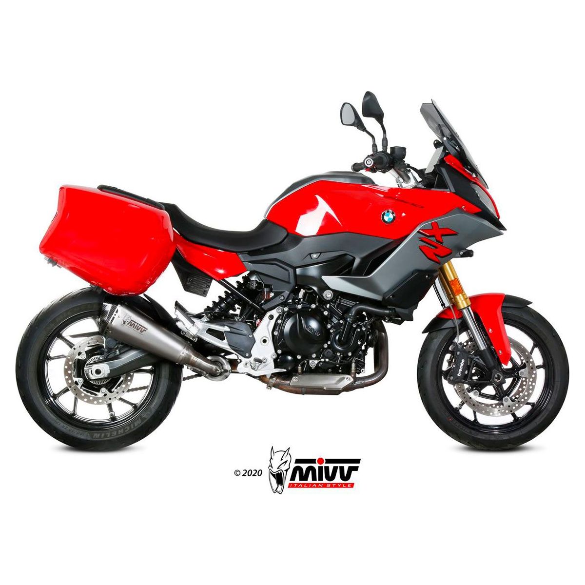 SILENCIADOR DE CARBONO MIVV DELTA RACE BMW F 900 XR 2020-2024