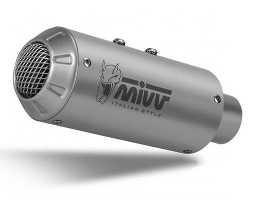 SILENCIADOR DE ACERO INOXIDABLE MIVV MK3 SLIP-ON KTM DUKE 125 2021-2023 