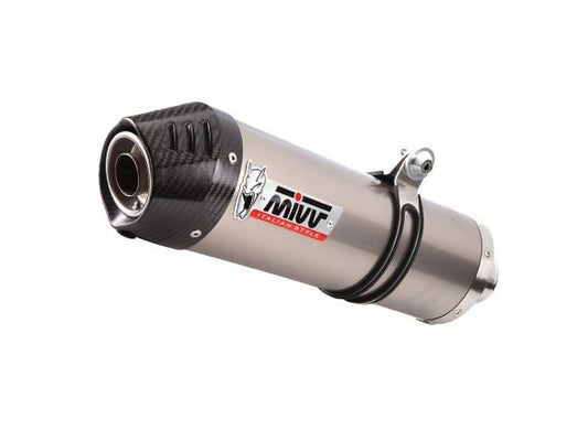 SILENCIADOR OVALADO MIVV TITANIO CARBONO KTM 390 ADVENTURE 2020-2024 