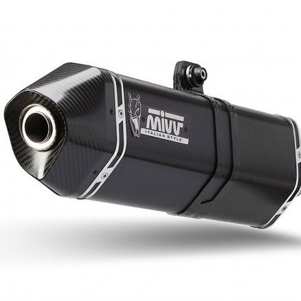 Silenciador de escape MIVV Speed Edge de acero inoxidable negro para BMW F 900 GS 2024