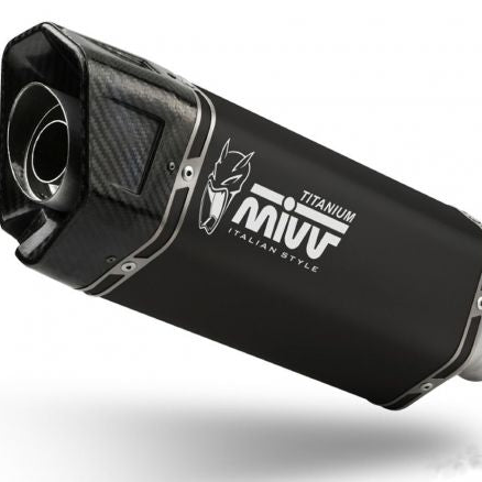SILENCIADOR DE TITANIO NEGRO MIVV SR-1 TRIUMPH SPEED TRIPLE 1200 RR/RS 2021-2024