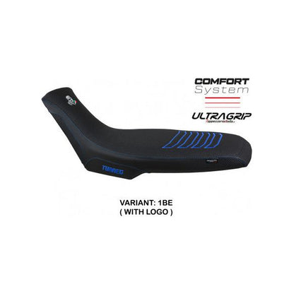 Funda de asiento compatible con Aprilia Tuareg 660 (21-24) modelo Boras comfort system 