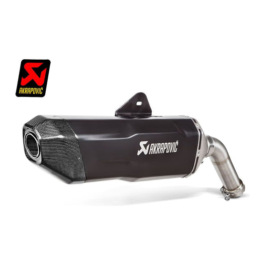 SILENCIADOR AKRAPOVIC TITANIO NEGRO BMW F 850 GS / ADVENTURE 2018-2023