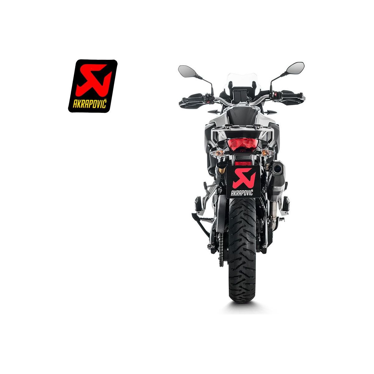 SILENCIADOR AKRAPOVIC TITANIO NEGRO BMW F 850 GS / ADVENTURE 2018-2023