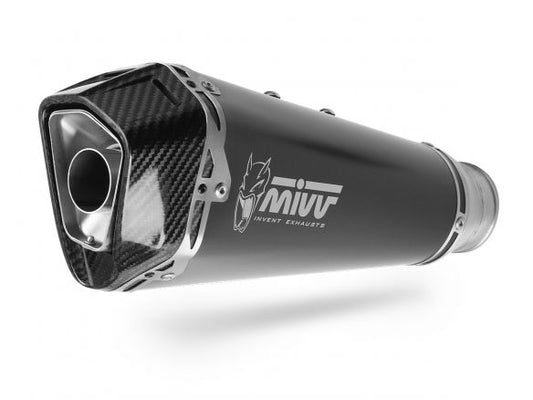 SILENCIADOR MIVV DELTA RACE ACERO INOXIDABLE NEGRO KTM 1290 SUPER DUKE GT 2016-2024 