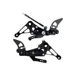 Estriberas traseras ajustables Bonamici Racing para Aprilia RS 660 (2020-2024)