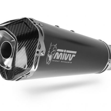 SILENCIADOR DE ACERO NEGRO MIVV DELTA RACE KAWASAKI VERSYS 1000 2019-2024 
