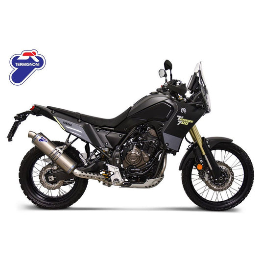 Silenciador Termignoni Racing de acero inoxidable para Yamaha Tenere 700 (2020-2021)