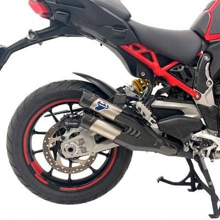 KIT SILENCIADOR TERMIGNONI DE ACERO TITANIO + UPMAP DUCATI MULTISTRADA V4/S 2021-2023 