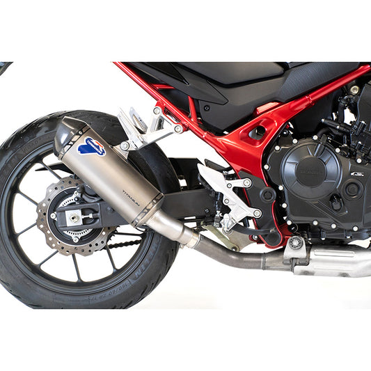 Hornet 750 de acero sin cordones aprobado por Termignoni