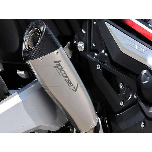 HPCORSE EVOXTREME RACING SLIP-ON INOX GRIS PARA HONDA XADV 750 2017&gt;