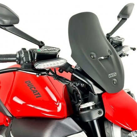 PARABRISAS WRS TOURING NEGRO MATE DUCATI DIAVEL V4 2023-2024 
